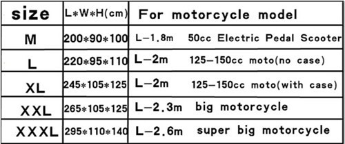 All Size Waterproof Breathable Motorcycle Cover Outdoor Motorcycle Scooter Rain Coat UV Protective Covering for all motorcycle (7)