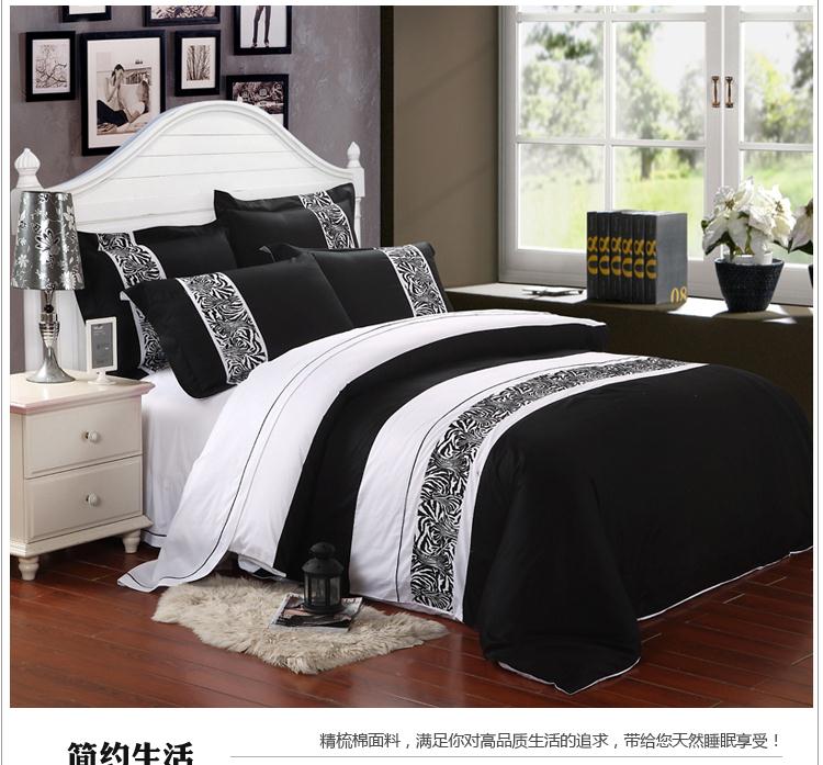 ... bed cover bed sheet pillow cases building bed set -in Bedding Sets