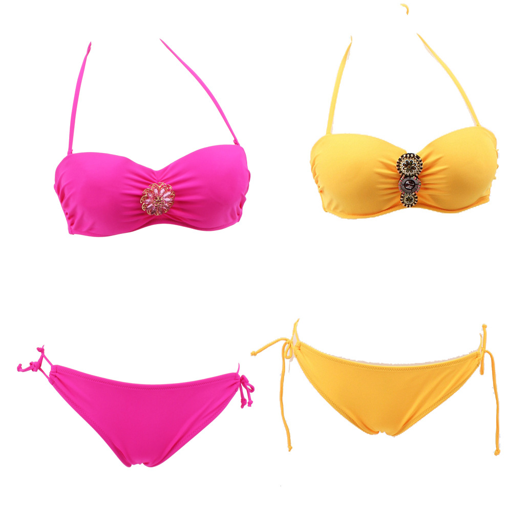 Popular Yellow Bikini Swimwear Buy Cheap Yellow Bikini Swimwear Lots