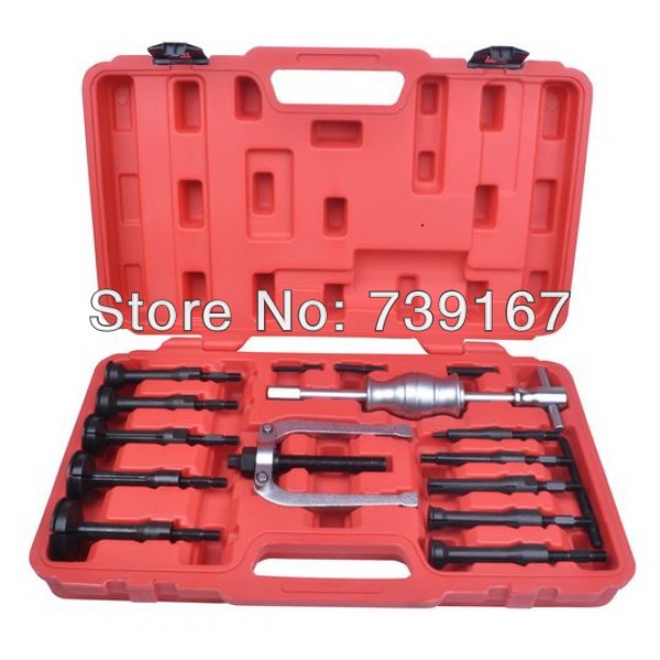WHOLESALE OMW 16PCS AUTO BLIND HOLE PILOT INTERNAL EXTRACTOR  W/ SLIDE HAMMER BEARING PULLER INSTALL REMOVAL TOOL KIT ST0030