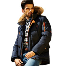 Down Jackets 2015 Parka Fashion Brand Men’s Sports Snow Winter Coats Free Shipping Big Fur Collar Parkas Winter Clothes Men