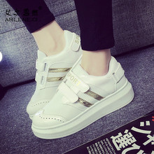 Zapatos Mujer 2016 New Casual Platform Canvas Basket Trainers Shoes Women Lace up Flat Tenis Feminino Single Shoes Damen Schuhe