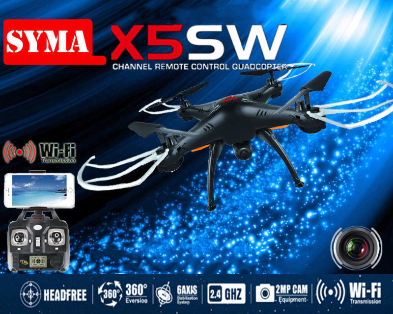 Фотография Drone Syma X5SW 2MP WIFI Camera Explorers-II FPV 2.4Ghz 50M RC Quadcopter Drone with Camera