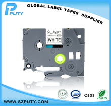 9mm tz laminated tape TZ221 tze221 compatible tz label tape TZ 221 label tapes 3/8″