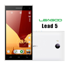 LEAGOO LEAD 5 MTK6582 Quad core 5.0 inch screen Android 4.4 smartphone 1GB RAM 8GB ROM Dual card 8.0MP GSM / WCDMA mobile phone