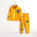 2016 Big Kids Clothes Boys Sets Brand Autumn Winter Coat pants 2pcs set Baby Girls Clothing