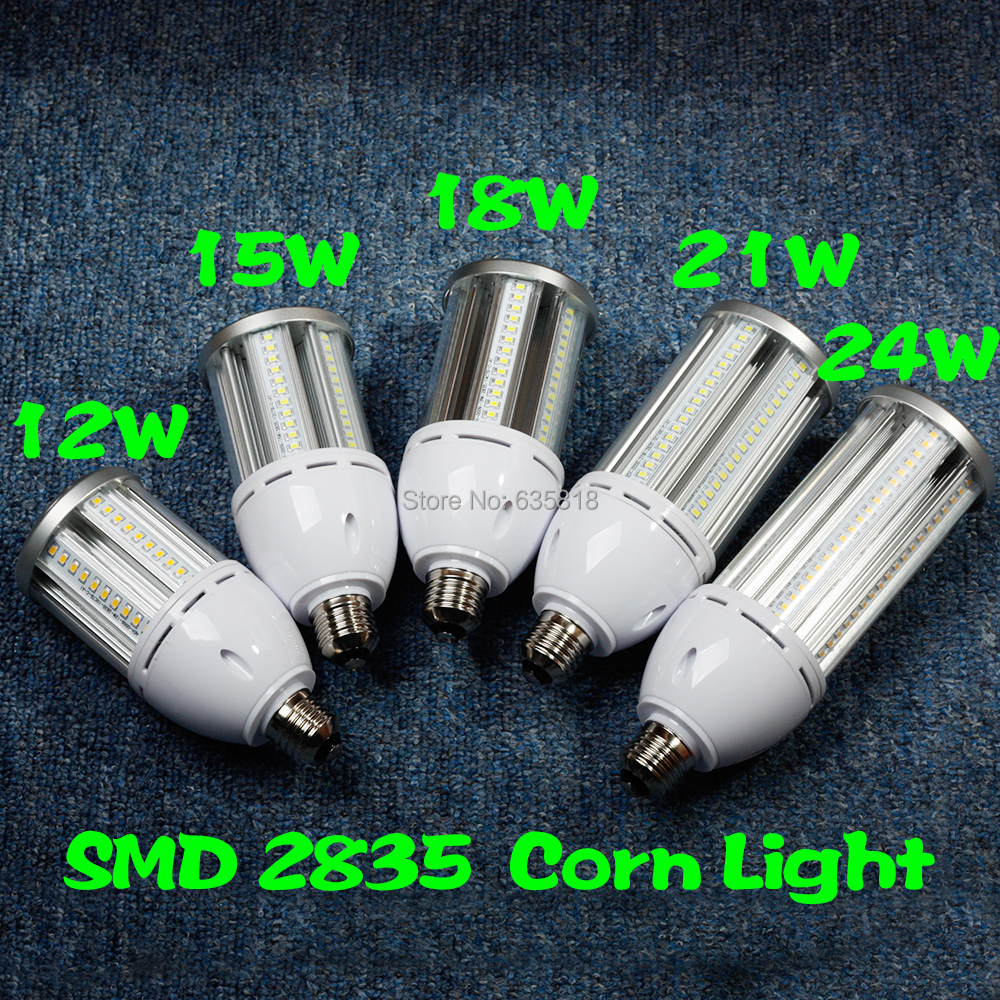Newest 24W E27 85-265V LED Corn Light Bulb Lamp Maize Light White/Warm White Home Indoor Lighting