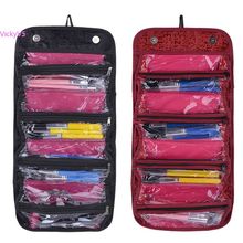 Fashion Women Girl Makeup Bag Handbag Toiletries Rolled Make Up Beauty Hanging Organizer Travel Cosmetic Bag Case Pouch vy