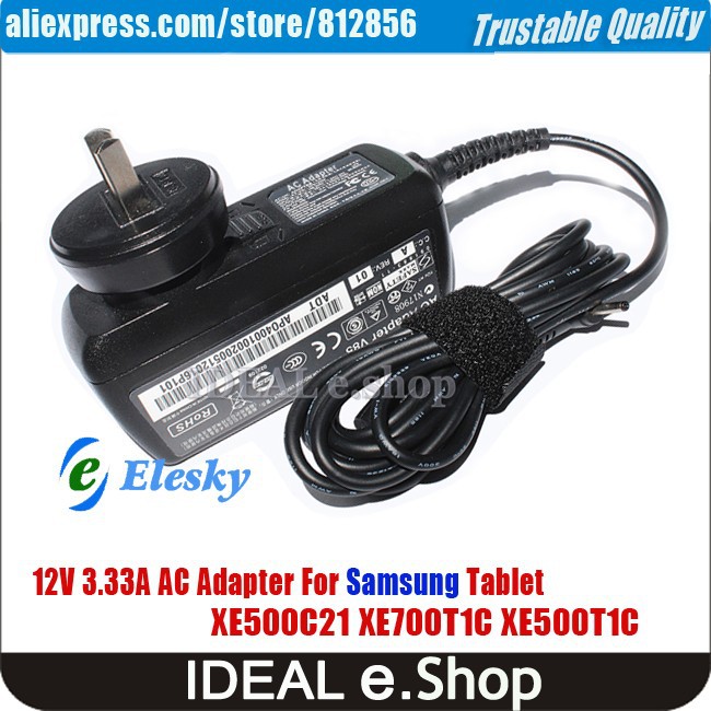 5pcs/lot free shipping Tablet Adaptor for Samsung XE500C21 XE700T1C XE500T1C XE500T1C-A01 ADP-40THA A12-040N1A