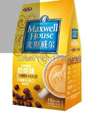 Imported coffee 3 in 1 coffee flavors milk flavor 130g free shipping