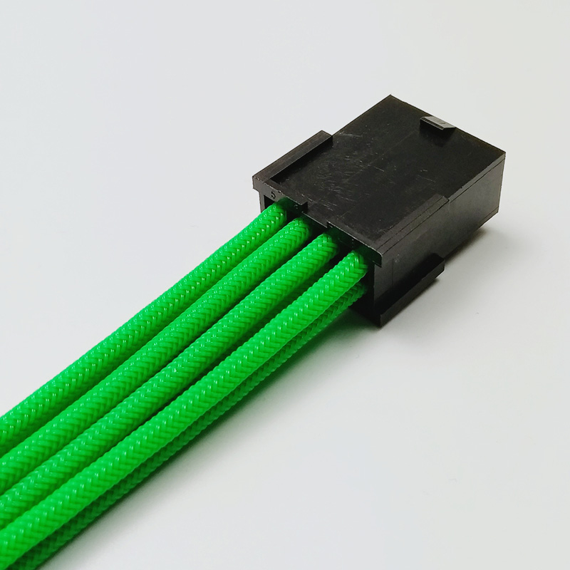 PCI-E_8pin_Green_Sleeve_extension_cable_1
