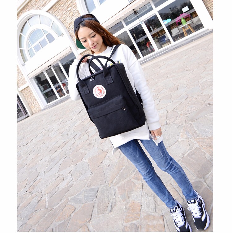  Sale Cheap Price 5 Colors Casual girl School Bag Casual Travel Bags Women\'s Canvas Backpack (19)