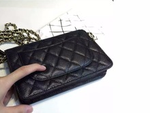 Caviar Quilted Woc Wallet On Chain Gold Ghw 2015 Shoulder Bag luxury handbags women bags designer