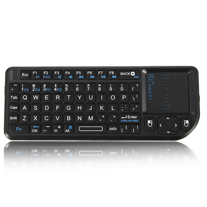3in1 mini X1 Handheld 2.4G RF Wireless Keyboard Qwerty With Touchpad Mouse For Android Google TV BOX PC Notebook Smart TV
