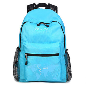 2015 folding backpack waterproof nylon fabric blue...