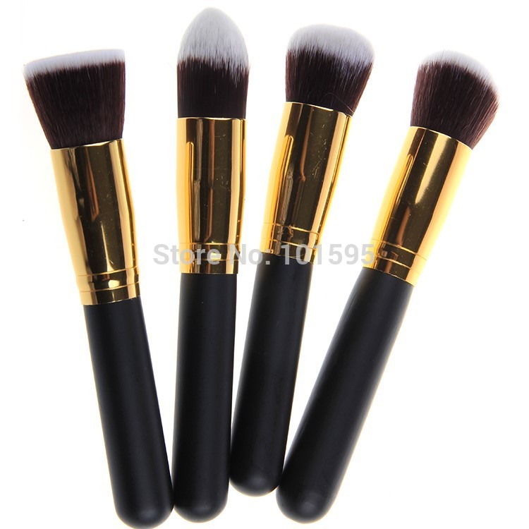 4 Pcs Makeup Brush Set Cosmetics Foundation Blending Blush Face Powder Brush Makeup Brush Kit