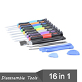 16 in 1 Repair Pry Tools Screwdrivers Set Kit Precision for ip4s 5s 6splus Tablet PC