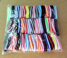 45 mm 50 Pcs Lot 2015 New Multi color Black Rubber Elastic Hair Bands Hair Holders