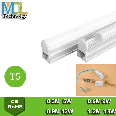 T5 Led Tube Light 300mm 600mm 900mm 1200mm Integrated Tube Lamp T5 Fluorescent light Tube AC85~265V SMD 2835 Warm white&White