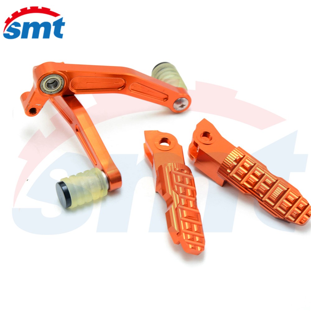 KTM brake lever shift lever&foot pegs (1)
