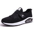 hot sale patchwork mens fashion stretch fabric shoes summer breathable slip on walk shoes air cushion