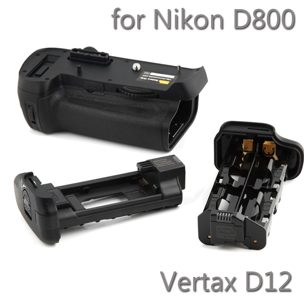 Pixel Vertax D12 For Nikon D800 Battery Grip BG-D12 ------High Quality+2 Years Warranty