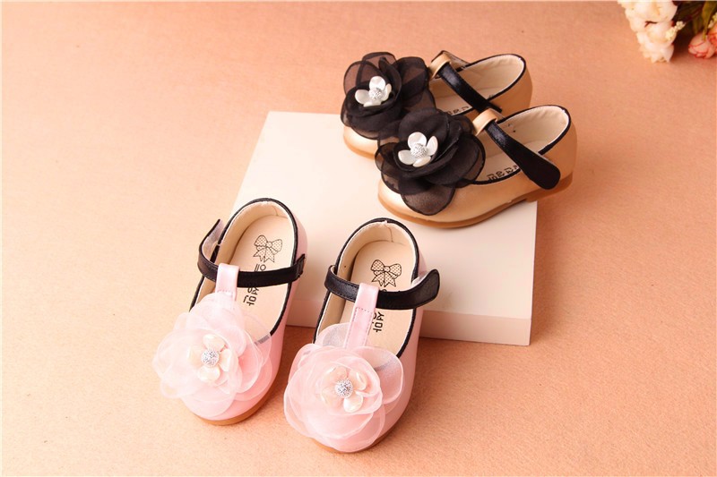 lace flower girls princess shoes 01