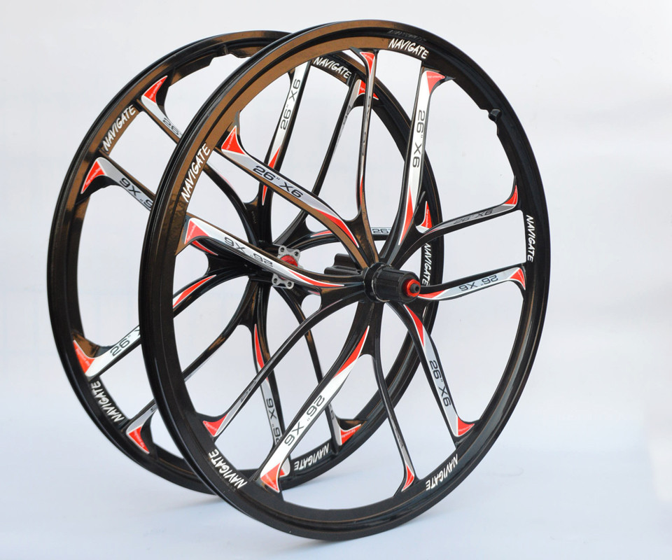 26 inch 10 speed rear wheel