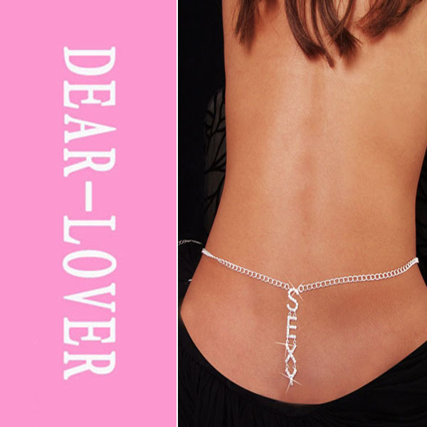 Buy Sexy Rhinestone Belly Chain And Lower Back Lc0633