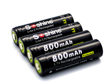 4pcs 100 Original Soshine 14500 AA Li ion Battery Protected 3 7V 800mAh Rechargeable Batteries with