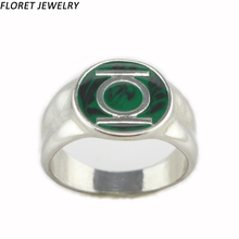 Floret Jewelry 2015 Best Selling Rings Classic Green Lantern Ring Unisex Rings for Men and Women