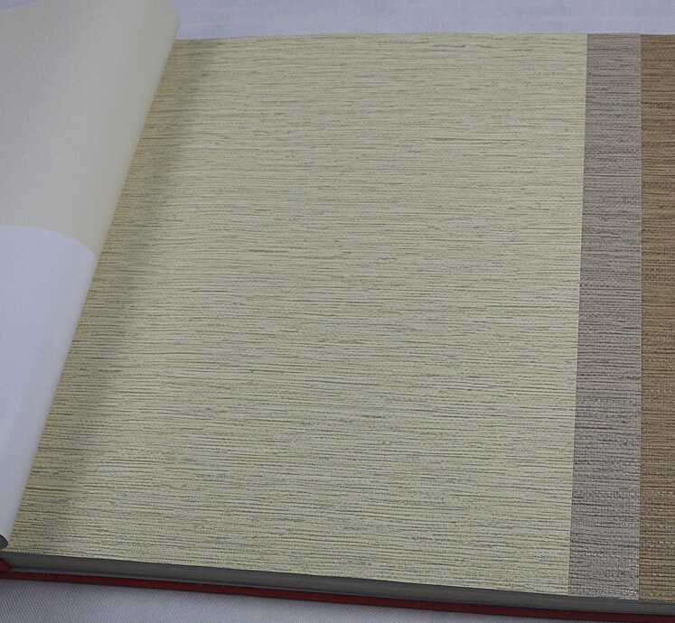 Wholesale Faux Woven Textured Natural Grasscloth Wallpaper Cream Silver