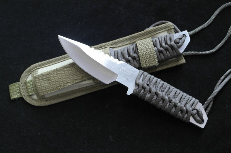 MT Straight Knife Fixed knife tactical knife Outdoor Field Necessary Tool High Hardness Sharp Cutting Hunting