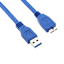 1 meter Super High Speed USB 3.0 5Gbps A to Micro B male To male cable extension for /Hub/Hard Disk Drive/HDD/SSD Enclosure