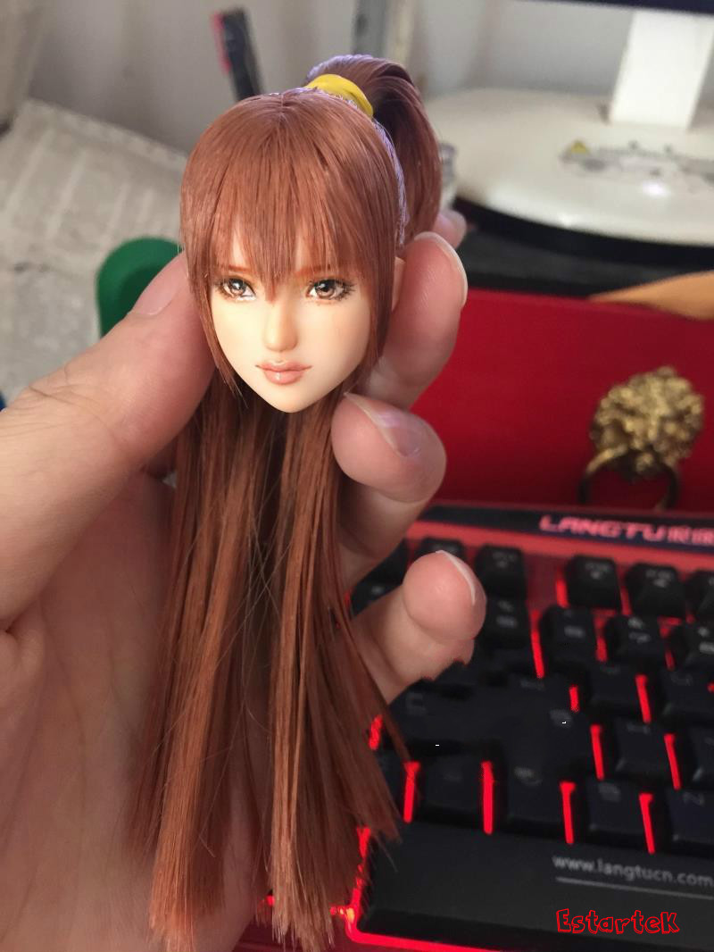 Kasumi 1//6 OB Head Sculpt Carving Beautiful Girl For 12/" PHICEN UD Figure Doll