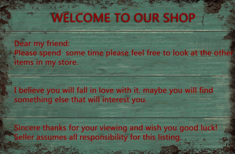 welcome to our shop