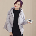 2016 New Winter Korean Style Women s Fashion Long Sleeve Cotton padded Clothes Down Jacket