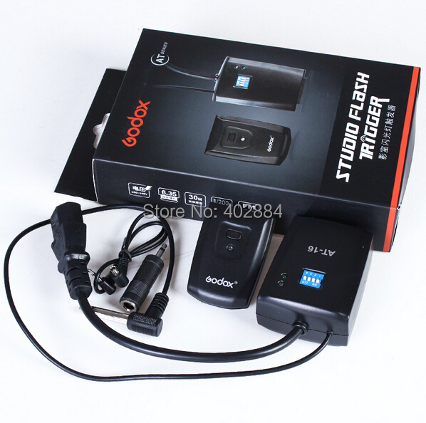 GODOX AT-16 Channels Wireless Studio Flash Remote Shutter Release Trigger For Canon Nikon DSLR Camera