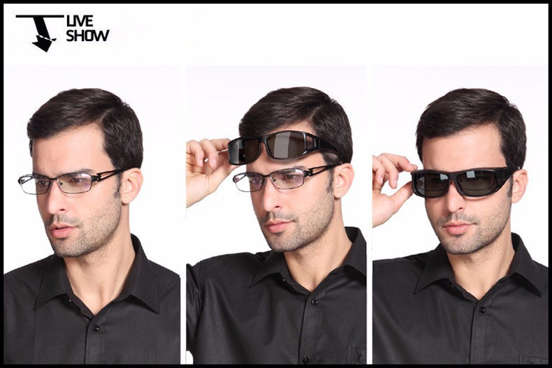 LEDING Brand Polarized Lens Covers Sunglasses Fit Over Wear Over