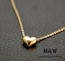 200421 High Quality Fashion Jewelry 18K Gold Plated Classic Heart Necklace for Ladies