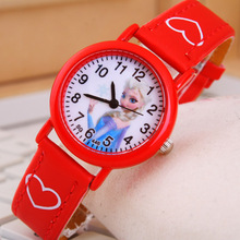 2016 Fashion Cartoon Watch Princess Elsa Anna Children Watches Kids Student Digital Cute Sport Wristwatch Criancas Relogio