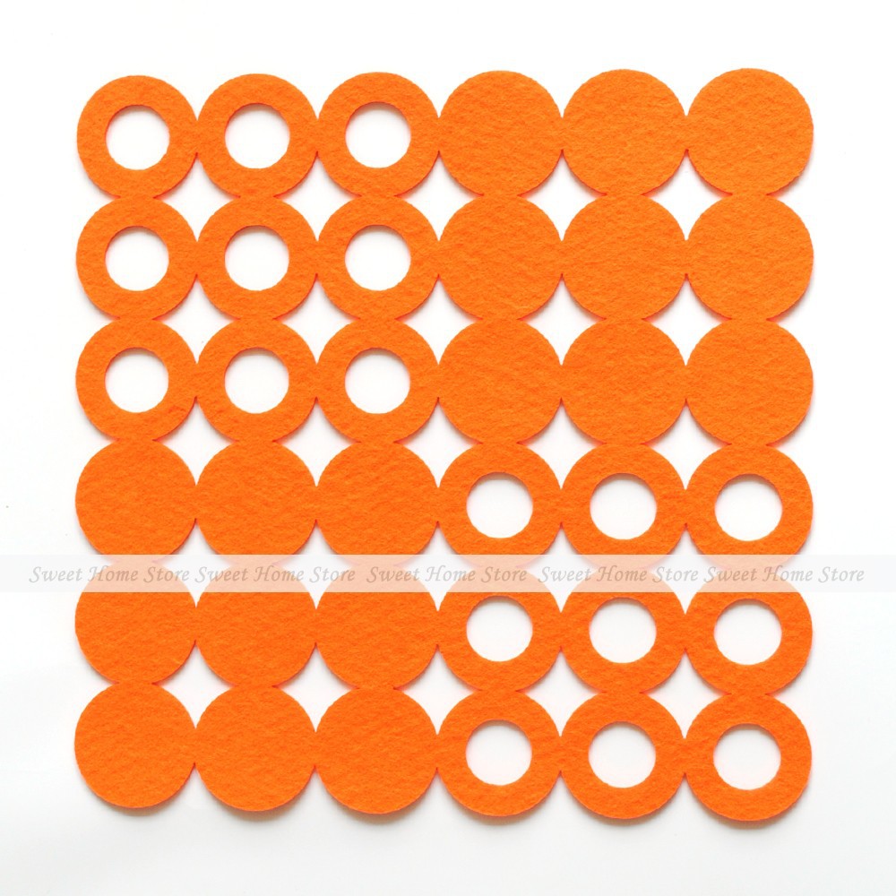 Compare Prices On Cutting Mat Table Online Shoppingbuy Low Price - Yazi Pcs Laser Cut Circle Felt Placemats Dining Bar Heat Insulation Tablemats Square Orange( compare prices on cutting mat table online shoppingbuy low price - yazi pcs laser cut circle felt placemats dining bar heat insulation tablemats square orange(