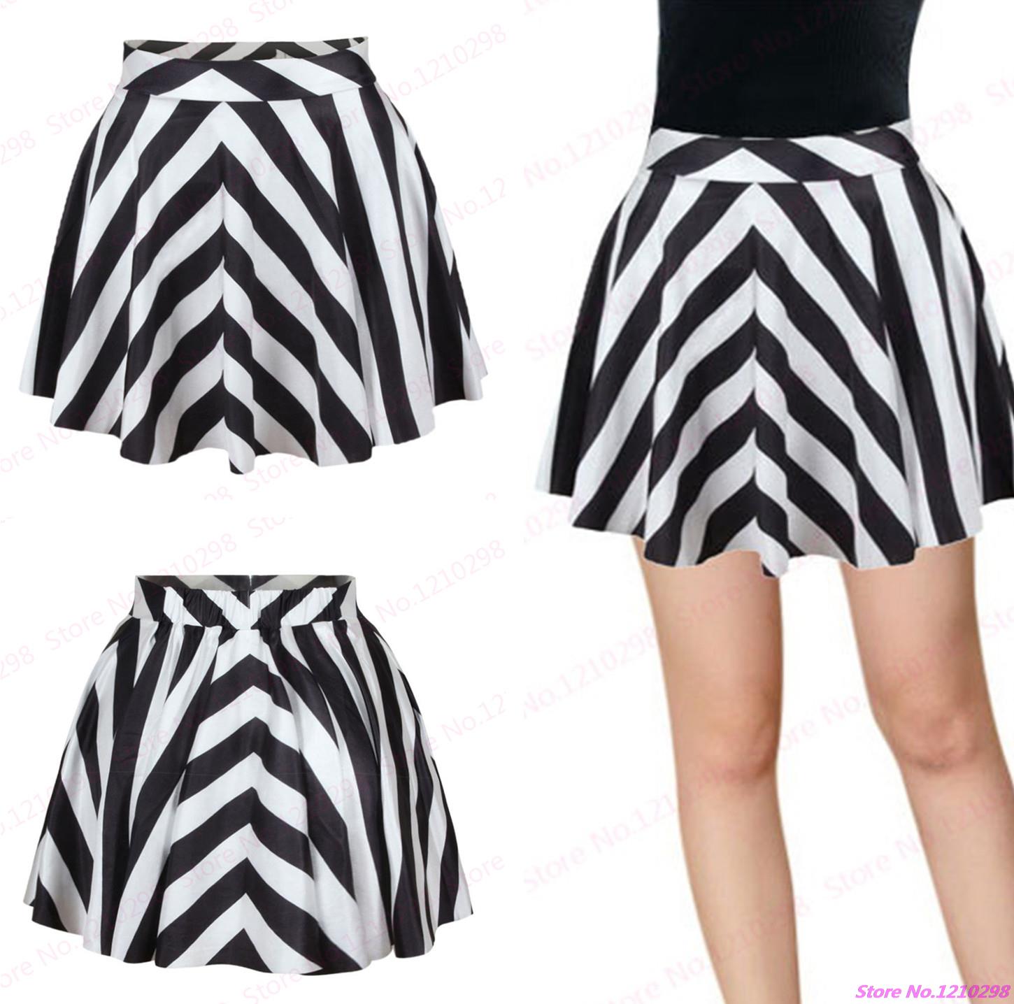 New Zebra Running Sport font b Kilts b font Pettiskirt Zebra Stripe Tutu Skirt A Line