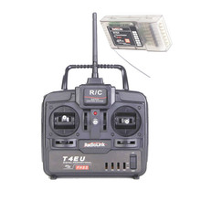 RadioLink 2.4G 4 CH Transmitter,Controller,Radio(T4EU ) with 7CH Receiver (R7EH)For KK MK Quadcopter Aircraft Helicopter