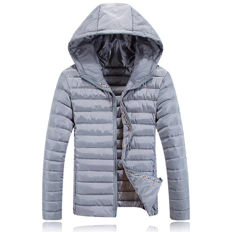 Hot Selling Autumn Winter Hood Youths Men Winter Jacket Coat Casual Slim Parka Men Short Style Boys Outwear Y1030-90D
