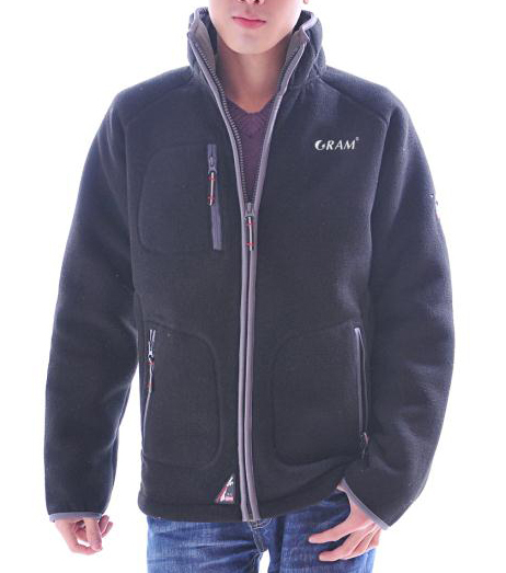 men's fleece zipper jacket