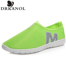 Summer Couple Casual Shoes 2016 Summer Woman Man Fashion Breathable Comfortable Flats Zapatillas mujer Size 35~44 Free Shipping