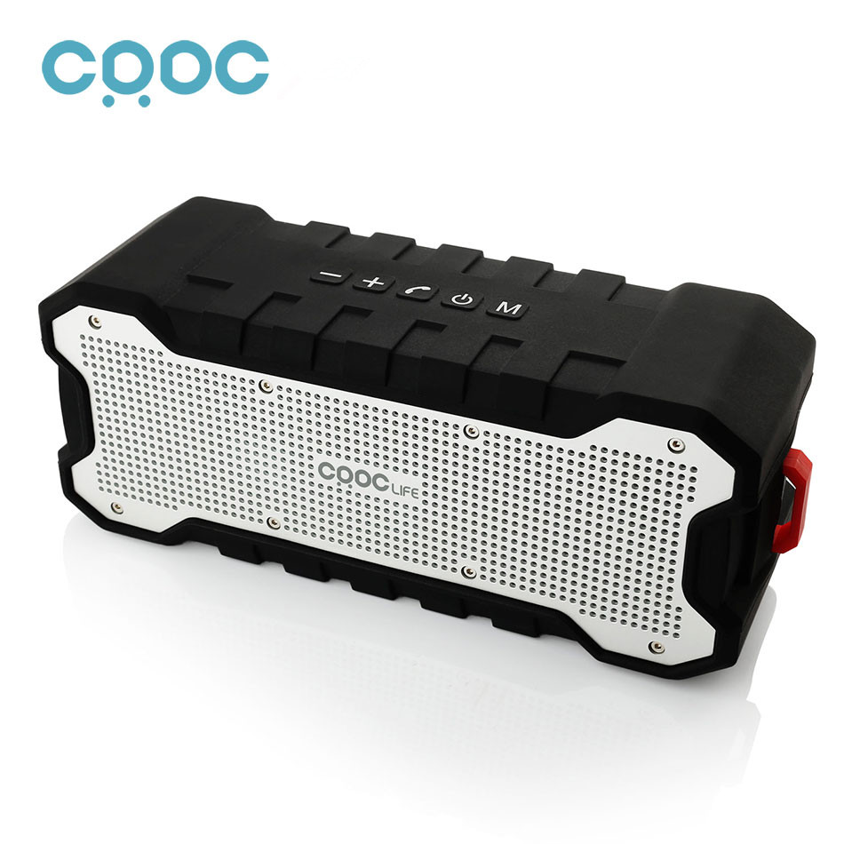 CRDC Bluetooth Speaker Outdoor Wireless Waterproof Speaker with Enhanced Bass Dual 5W Drivers / A2DP /30-Hour Playtime