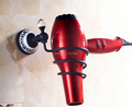 Free Shipping Luxury Ceramic Style Printing Bathroom Wall Mounted Hair dryer Holder Brass Home Hotel Hair