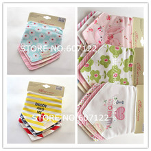 Free shipping 3pc lot 100 cotton baby boys and girls bibs baby towel bandanas chiscarf ldren